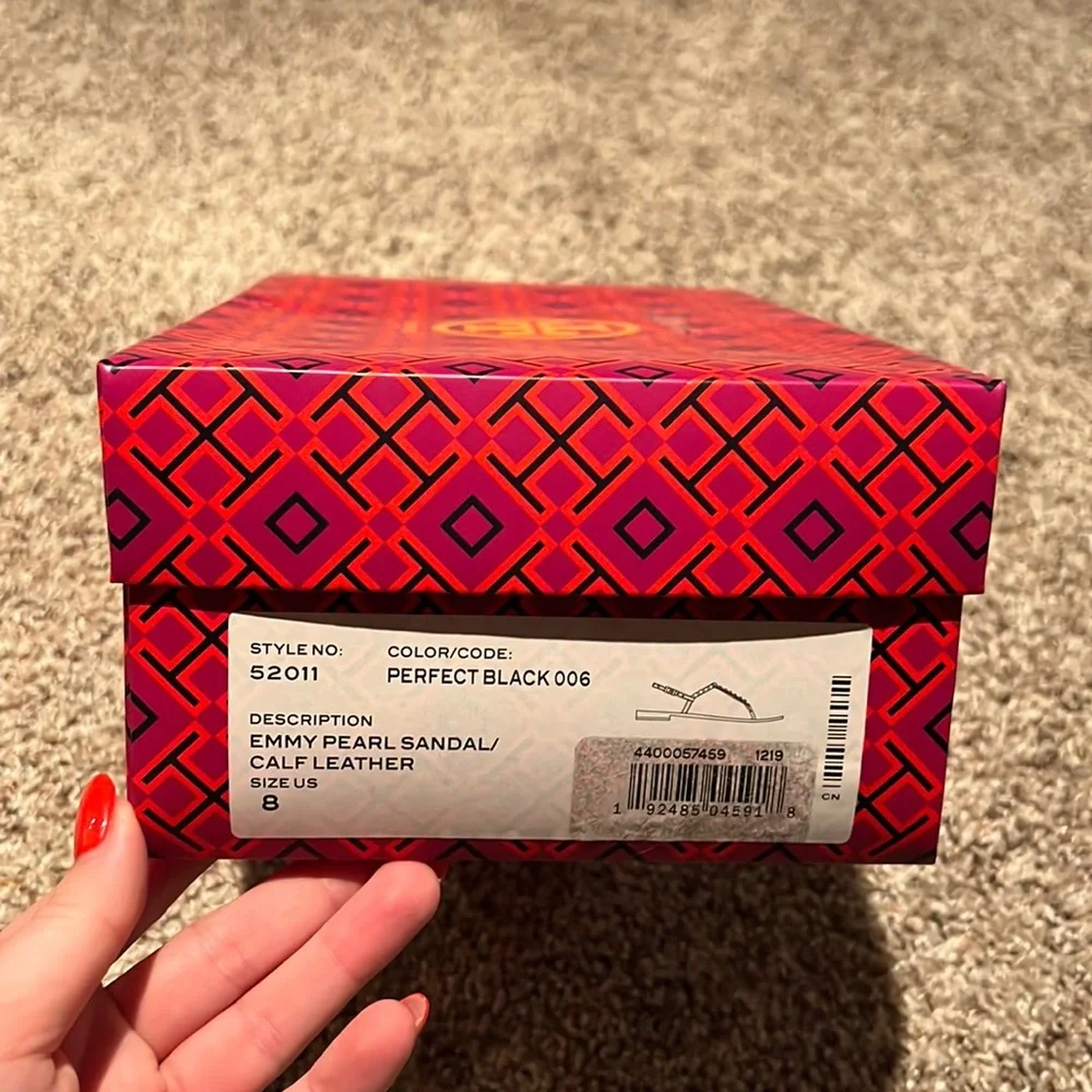 Black Tory Burch Sandals - Picture 2 of 3